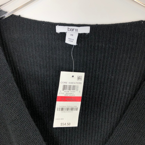 NWT BAR III Surplice On/Off Shoulder Sweat #UU5 - Picture 7 of 7